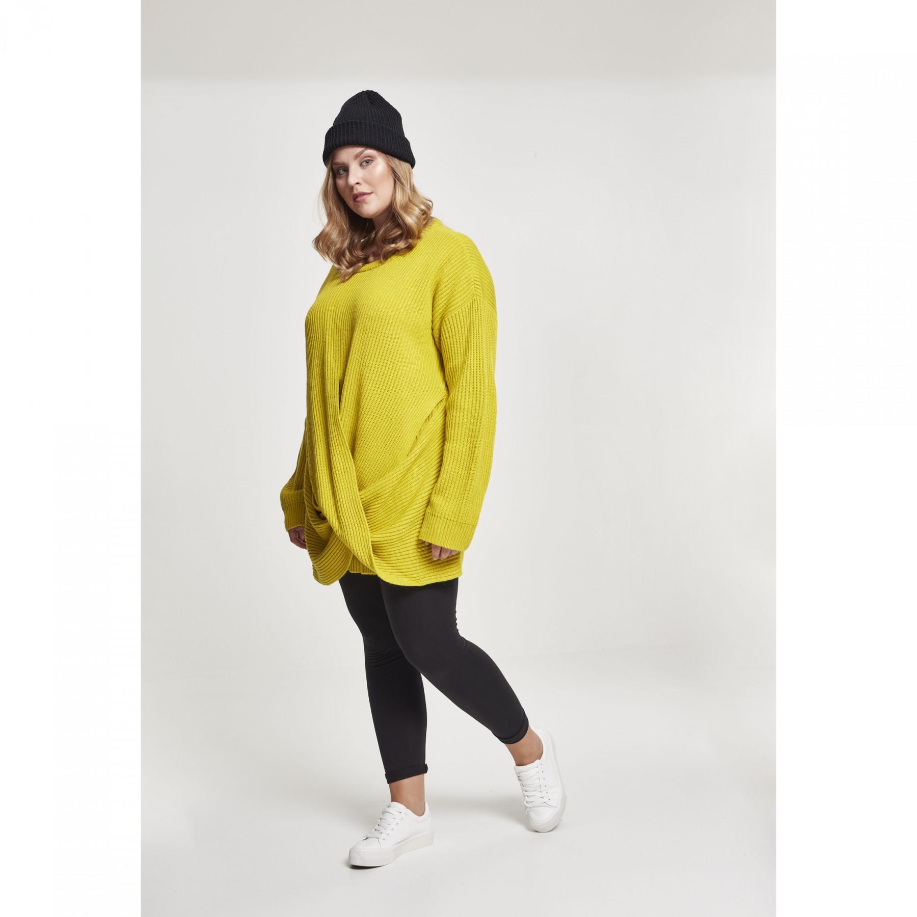 Sweatshirt femme grandes tailles Urban Classic wrapped